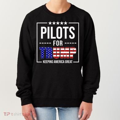 Pilots For Trump Keeping America First Women's Sweatshirt