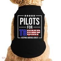 Pilots For Trump Keeping America First Doggie Tank thumb 0
