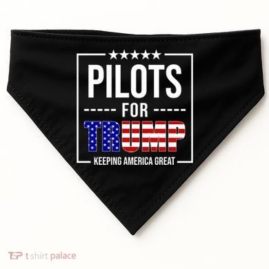 Pilots For Trump Keeping America First USA-Made Doggie Bandana