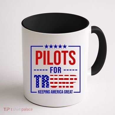 Pilots For Trump Keeping America First Coffee Mug back