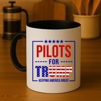 Pilots For Trump Keeping America First Coffee Mug thumb 4