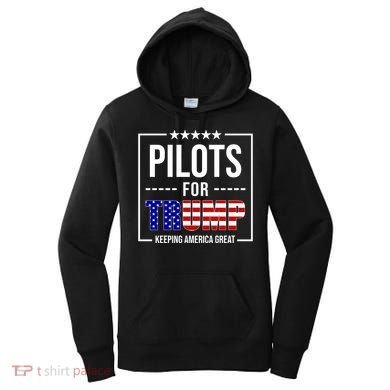Pilots For Trump Keeping America First Women's Hoodie