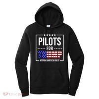Pilots For Trump Keeping America First Women's Hoodie thumb 0