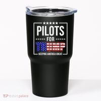 Pilots For Trump Keeping America First Tumbler thumb 0