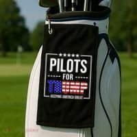 Pilots For Trump Keeping America First Golf Towel thumb 2