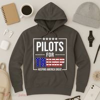 Pilots For Trump Keeping America First Hoodie thumb 3