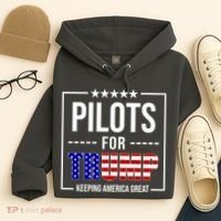 Pilots For Trump Keeping America First Hoodie thumb 4