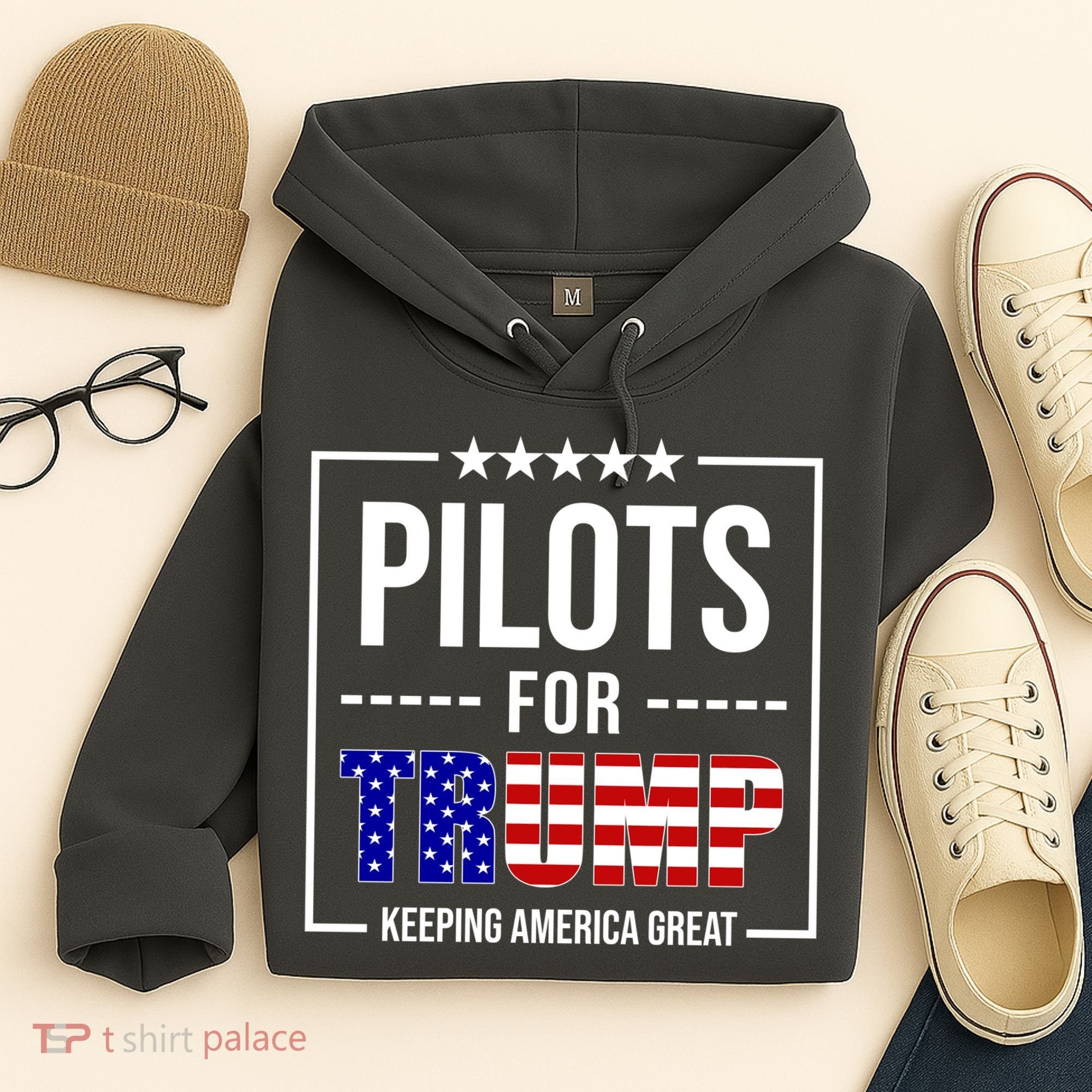 Pilots For Trump Keeping America First Hoodie