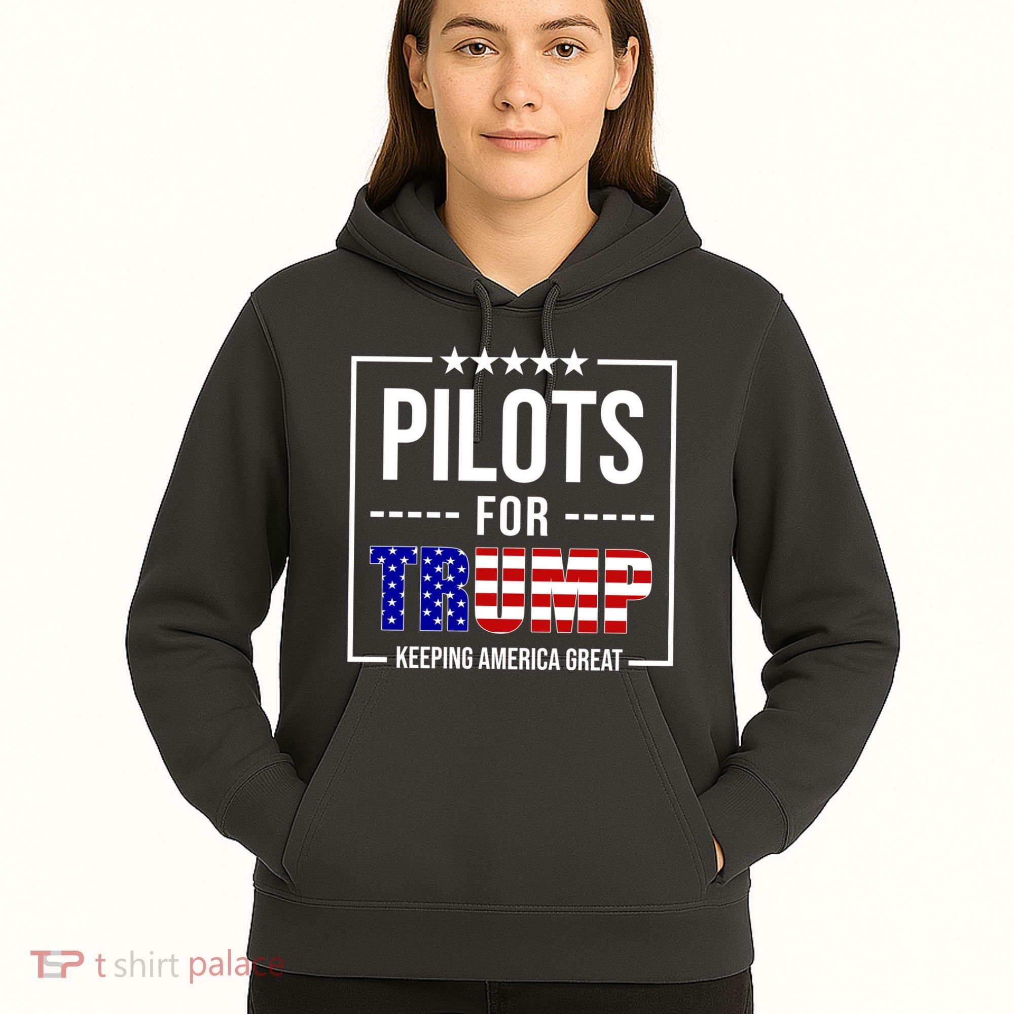 Pilots For Trump Keeping America First Hoodie