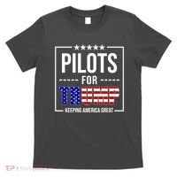 Pilots For Trump Keeping America First T-Shirt thumb 0