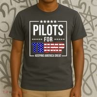 Pilots For Trump Keeping America First T-Shirt thumb 3
