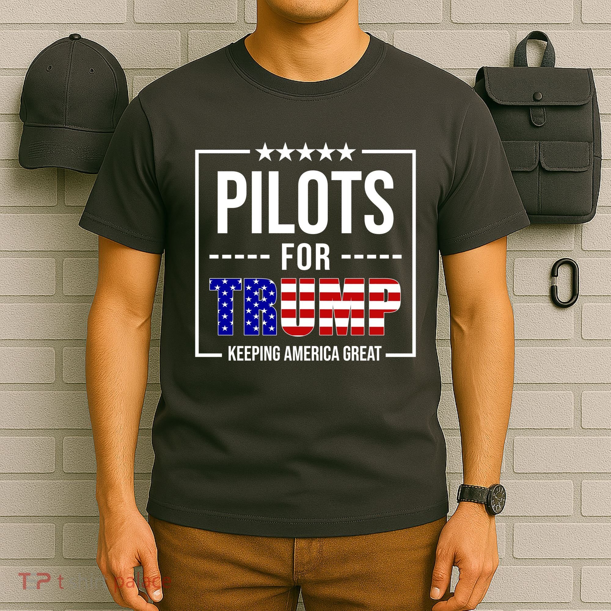 Pilots For Trump Keeping America First T-Shirt