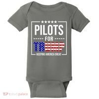Pilots For Trump Keeping America First Baby Bodysuit thumb 0