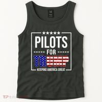Pilots For Trump Keeping America First Tank Top thumb 2