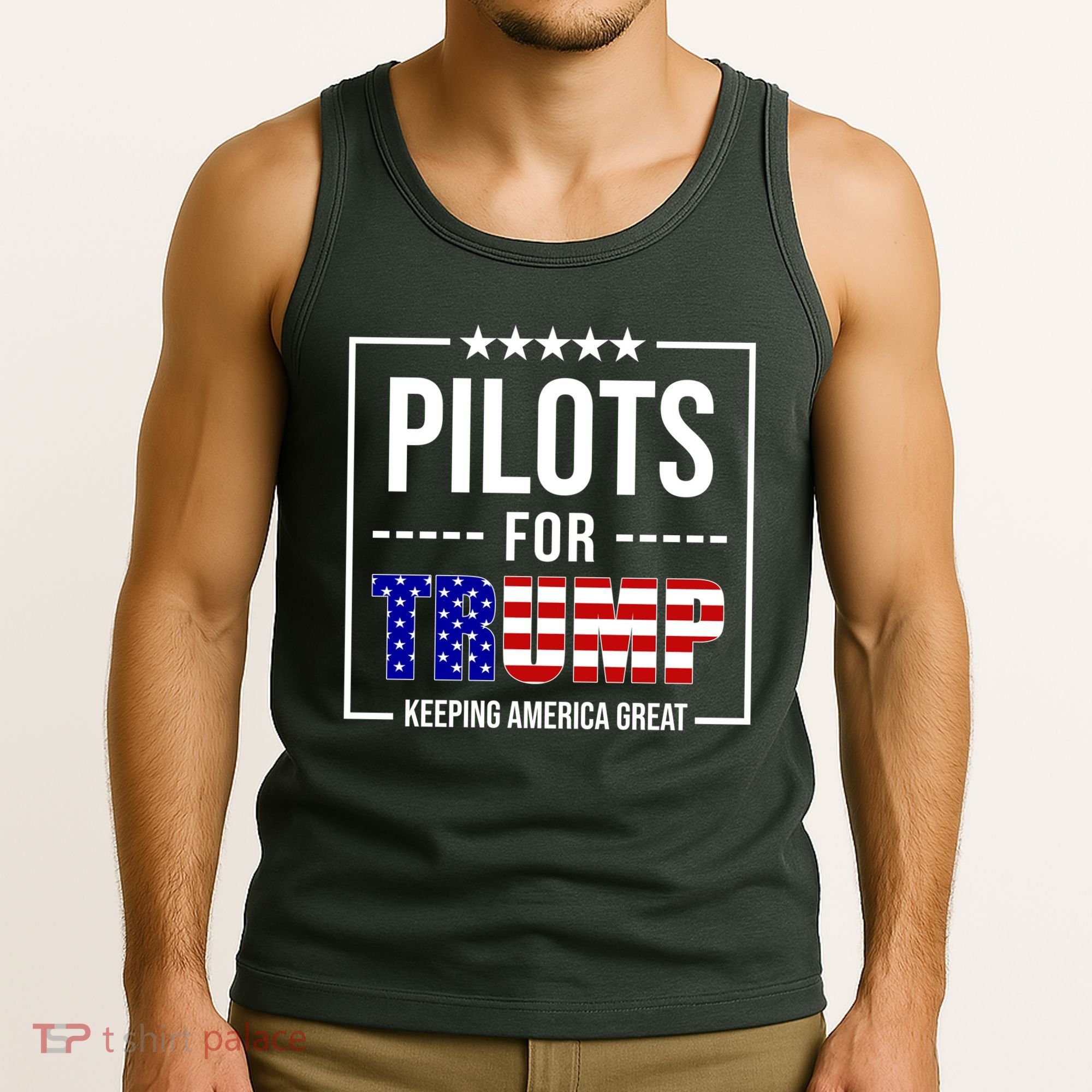 Pilots For Trump Keeping America First Tank Top