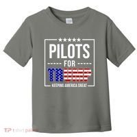 Pilots For Trump Keeping America First Toddler T-Shirt thumb 0
