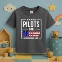 Pilots For Trump Keeping America First Toddler T-Shirt thumb 3