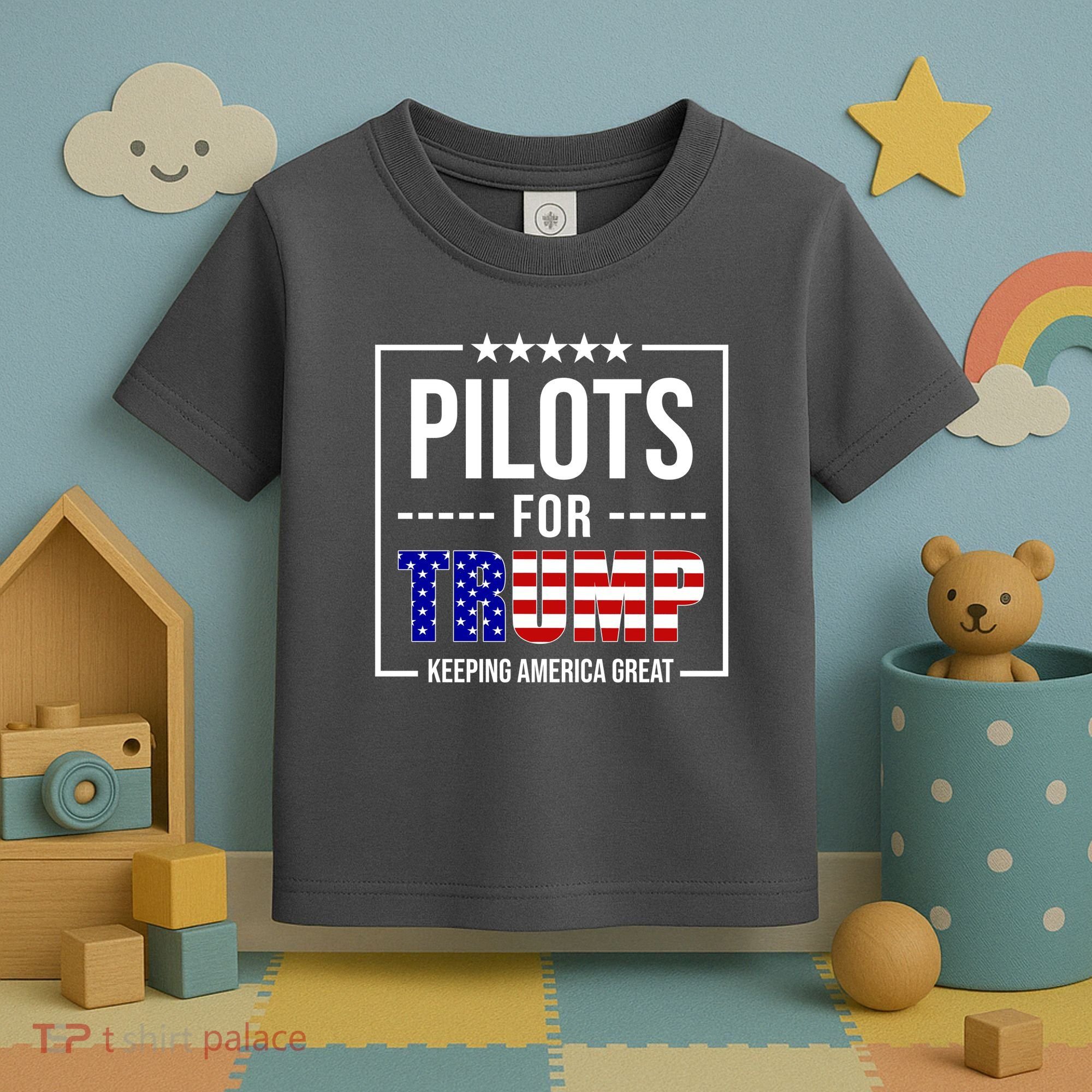 Pilots For Trump Keeping America First Toddler T-Shirt