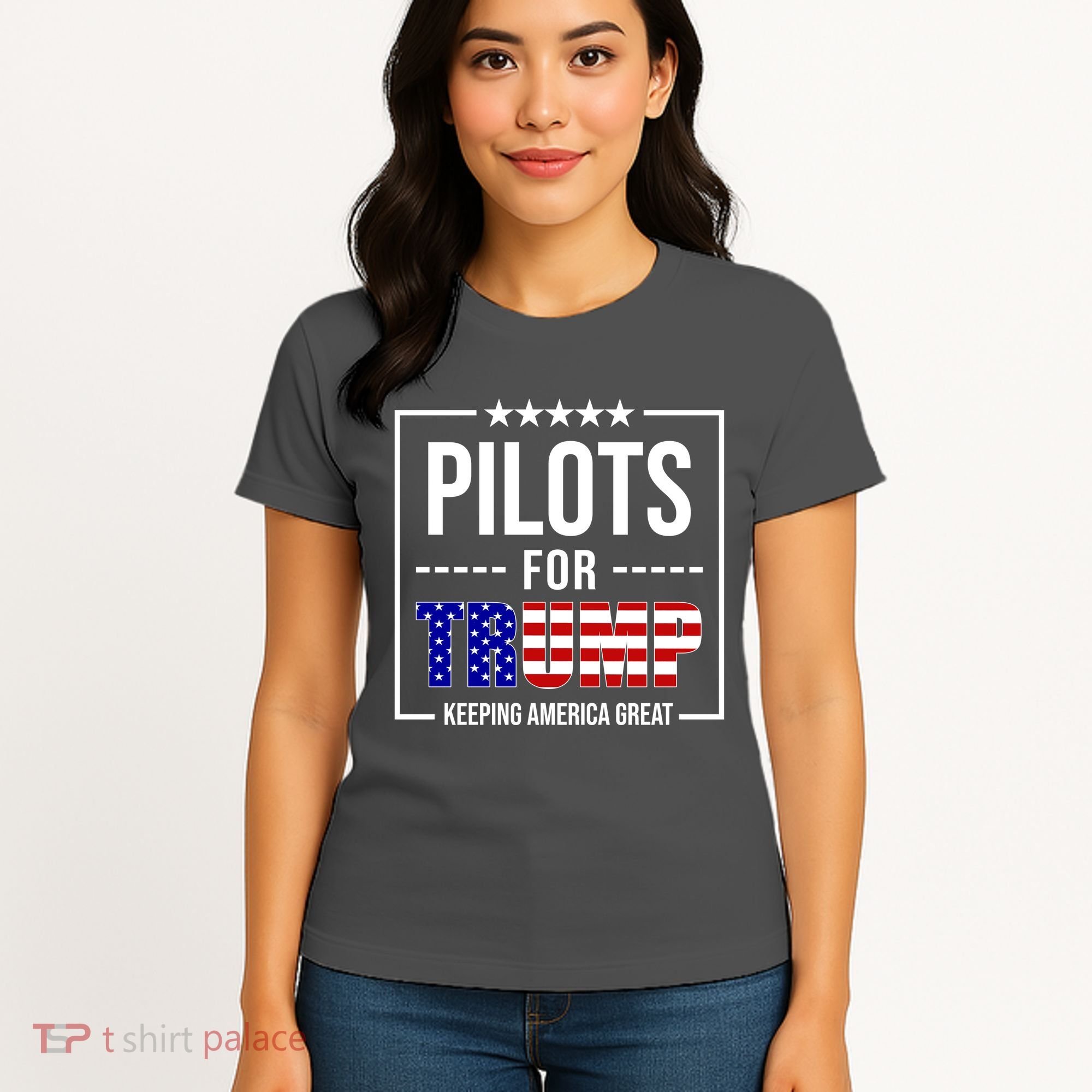Pilots For Trump Keeping America First Women's T-Shirt