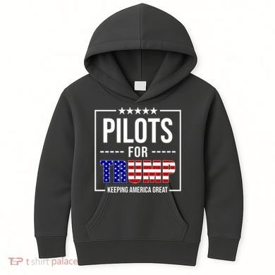 Pilots For Trump Keeping America First Kids Hoodie