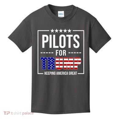 Pilots For Trump Keeping America First Kids T-Shirt