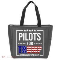 Pilots For Trump Keeping America First Tote Bag thumb 0