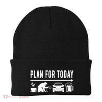 Plan For Today Coffee Welding Cars Beer Beanie thumb 0
