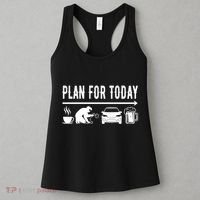 Plan For Today Coffee Welding Cars Beer Women's Tank Top thumb 3