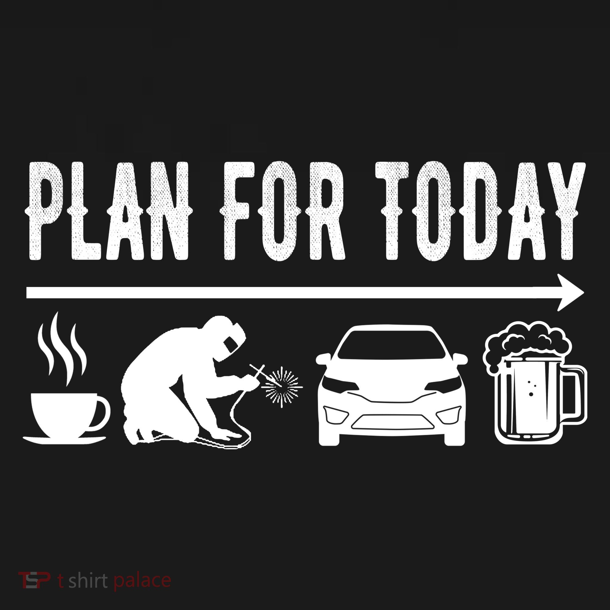 Plan For Today Coffee Welding Cars Beer Visor