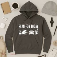 Plan For Today Coffee Welding Cars Beer Hoodie thumb 3