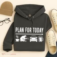Plan For Today Coffee Welding Cars Beer Hoodie thumb 4