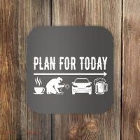 Plan For Today Coffee Welding Cars Beer Coaster thumb 0
