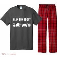 Plan For Today Coffee Welding Cars Beer Pajama Set thumb 0