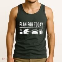 Plan For Today Coffee Welding Cars Beer Tank Top thumb 3
