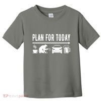 Plan For Today Coffee Welding Cars Beer Toddler T-Shirt thumb 0