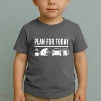 Plan For Today Coffee Welding Cars Beer Toddler T-Shirt thumb 2