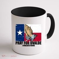 Pray For Uvalde Texas Strong Coffee Mug thumb 1