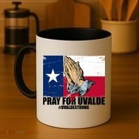 Pray For Uvalde Texas Strong Coffee Mug thumb 4