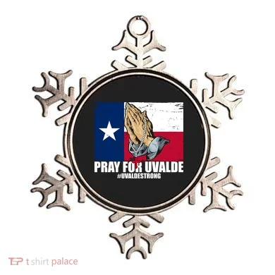 Pray For Uvalde Texas Strong Ornament