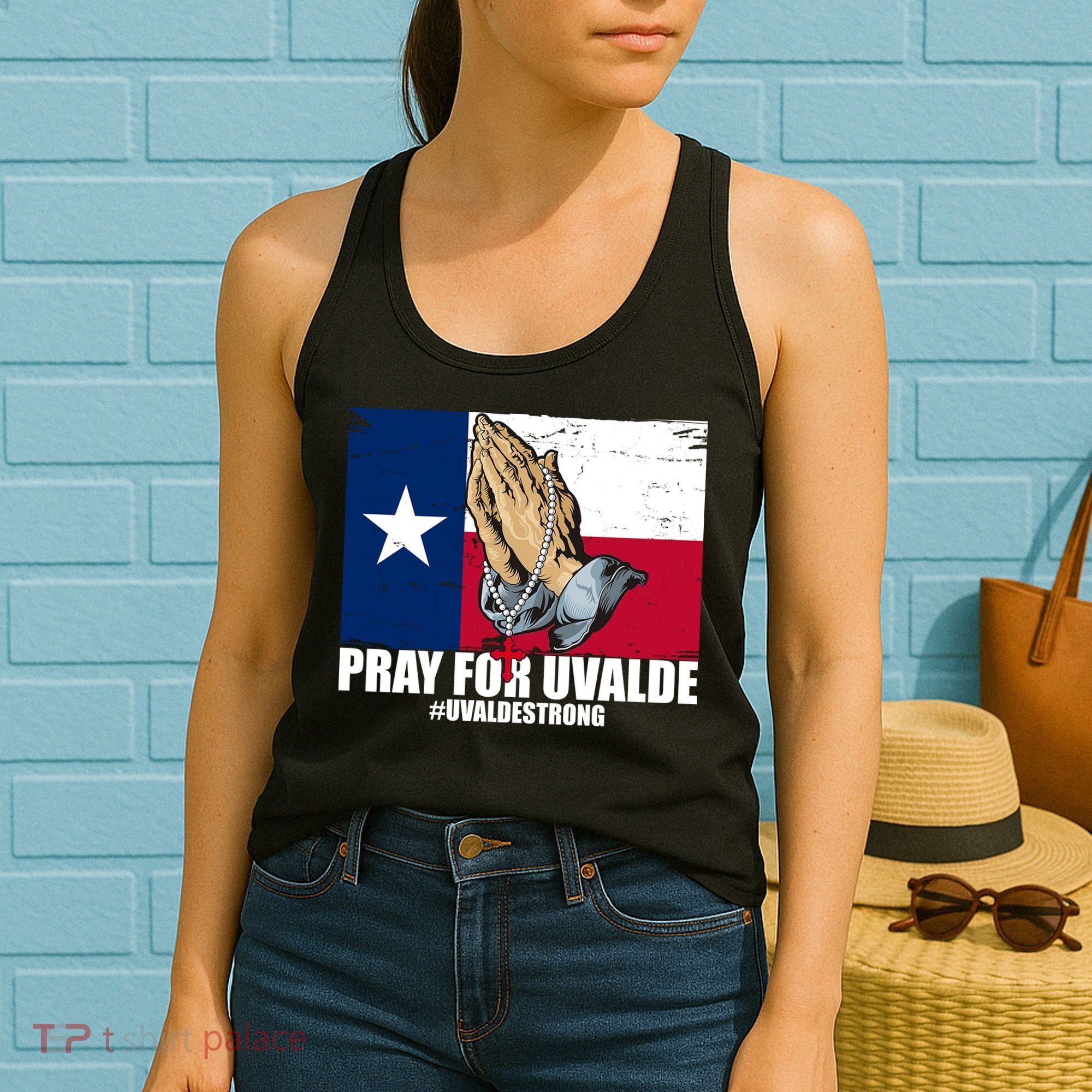 Pray For Uvalde Texas Strong Women's Tank Top