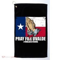 Pray For Uvalde Texas Strong Golf Towel thumb 0