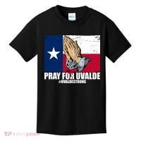 Pray For Uvalde Texas Strong Kids T-Shirt thumb 0