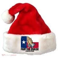 Pray For Uvalde Texas Strong Santa Hat thumb 0