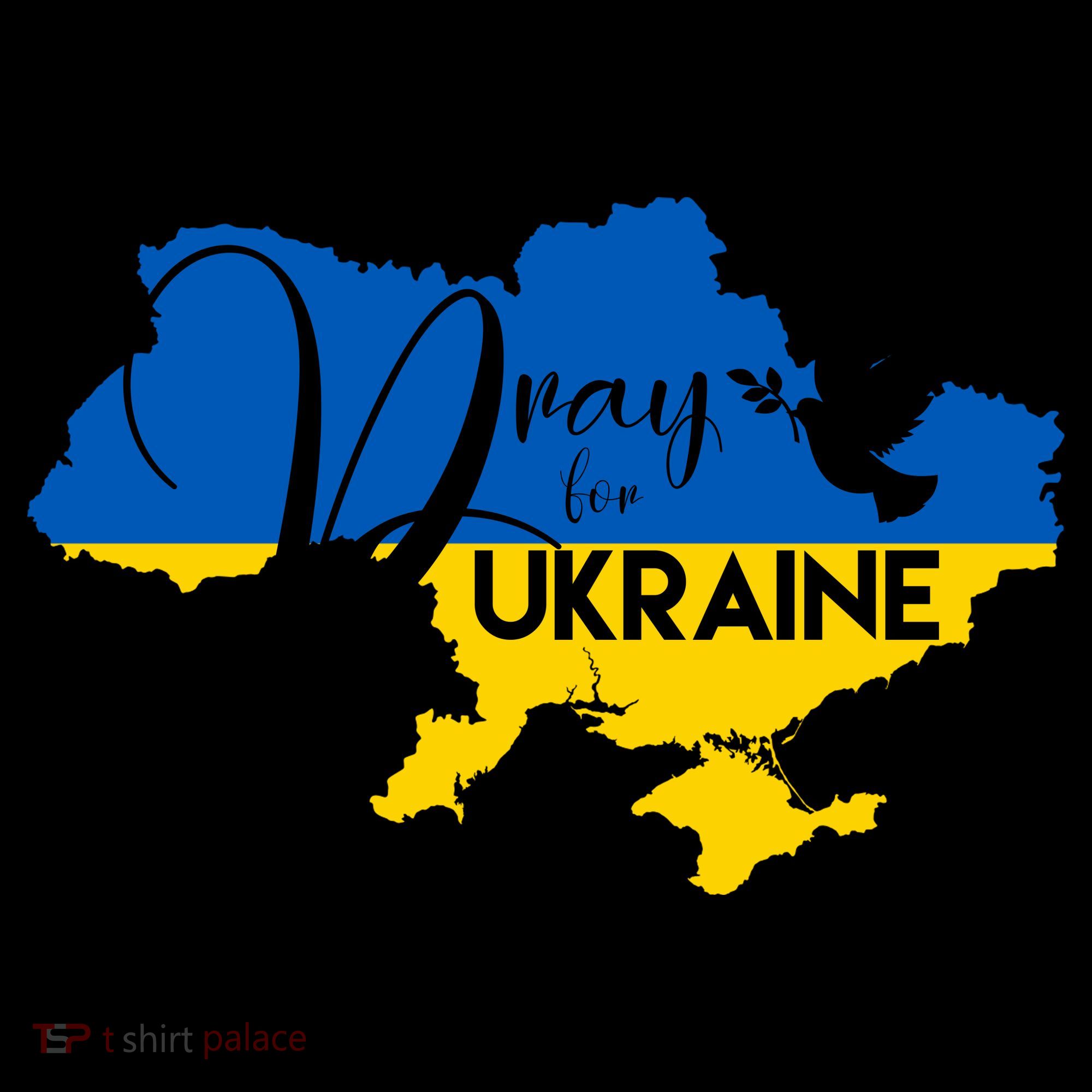 Pray For Ukraine Dove Coffee Mug