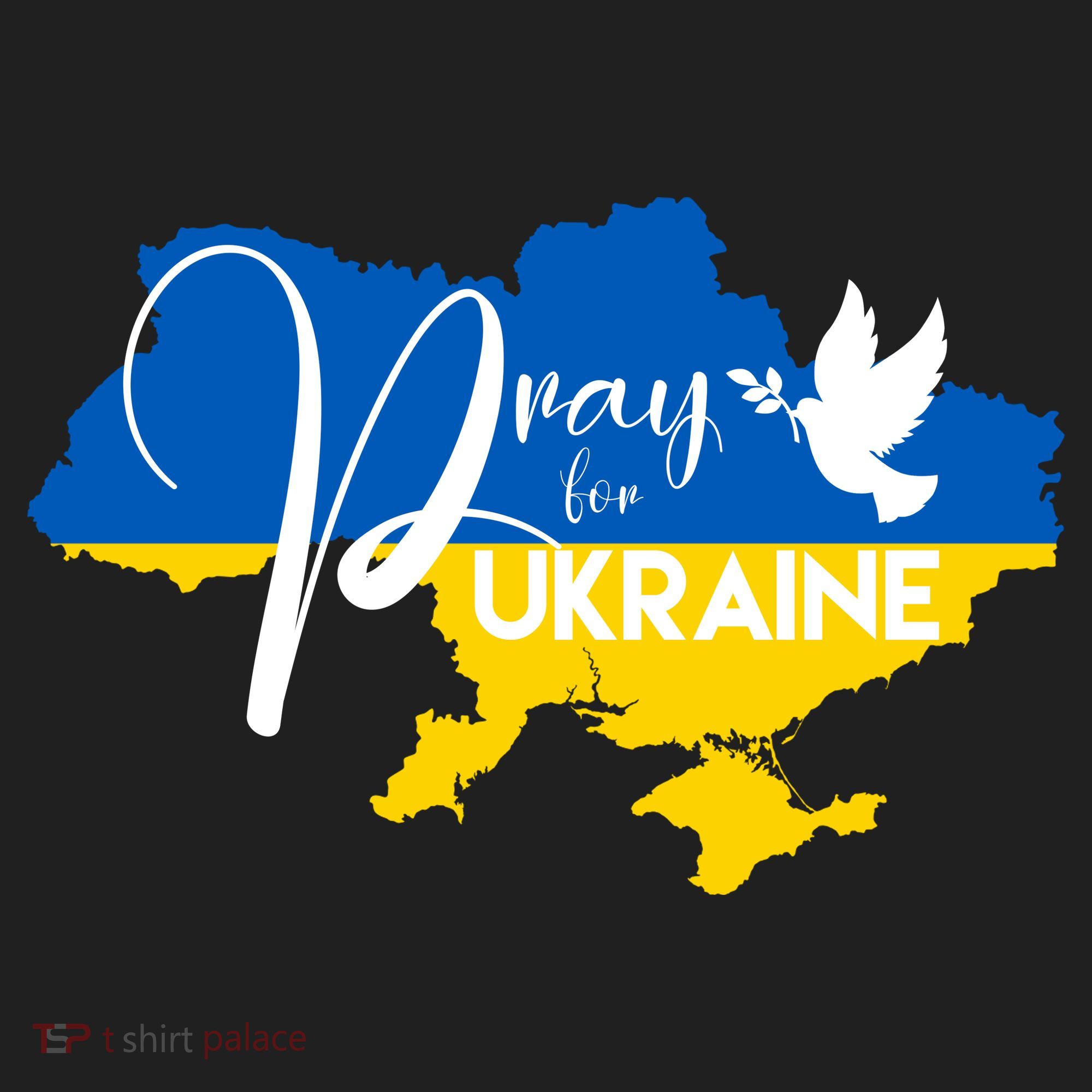 Pray For Ukraine Dove Tumbler