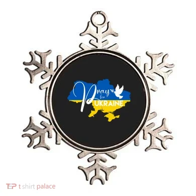 Pray For Ukraine Dove Ornament
