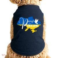 Pray For Ukraine Dove Doggie Tank thumb 0