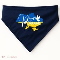 Pray For Ukraine Dove USA-Made Doggie Bandana thumb 0