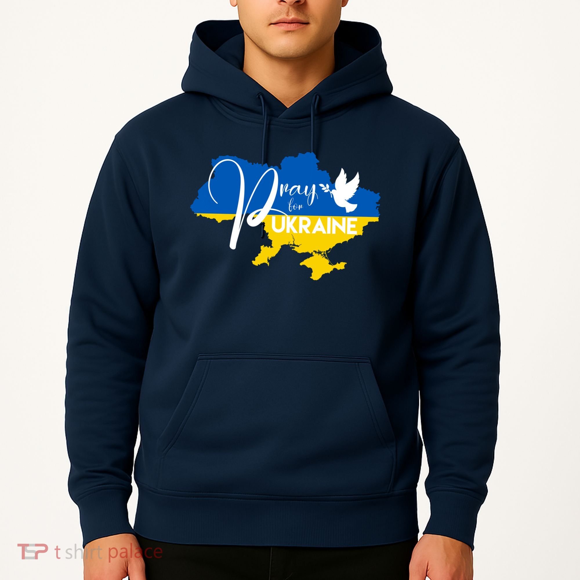 Pray For Ukraine Dove Hoodie