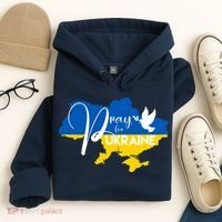 Pray For Ukraine Dove Hoodie thumb 4